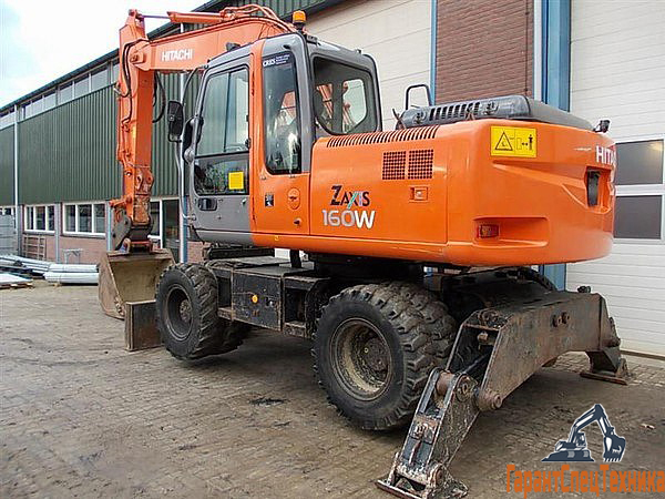 Колесный экскаватор Hitachi ZX160W